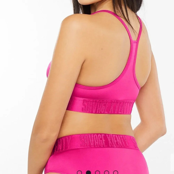 SAVAGE X FENTY HOT PINK FOREVER SAVAGE BRALETTE SIZE SMALL - Picture 4 of 11